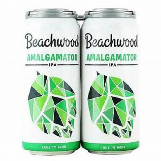 Order Beachwood Amalgamator 16oz 4pk Can food online from Rocky Liquor store, Claremont on bringmethat.com