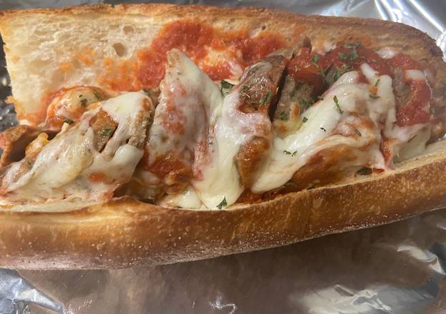 Order Meatball Parmigiana Hero food online from Lillian Pizzeria store, New York on bringmethat.com