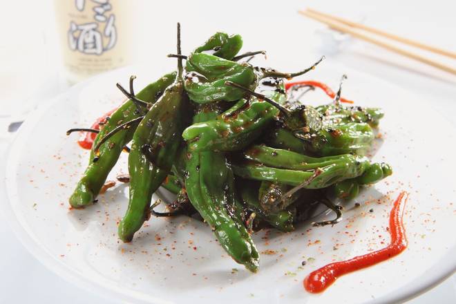 Order SHISHITO PEPPERS food online from RA Sushi Bar store, Las Vegas on bringmethat.com