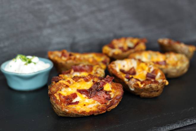 Order Potato Skins food online from Max & Ermas Restaurants store, Monroeville on bringmethat.com