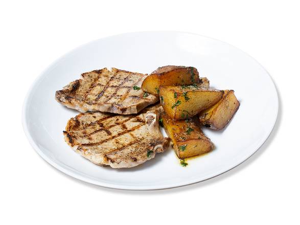 Order (Combo 9) Pork Chops w/2 sides food online from La Brasa Grill store, Sunrise on bringmethat.com