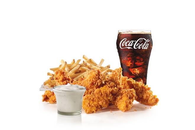 Order 5 Piece - Hand-Breaded Chicken Tenders™  Combo food online from Carl's Jr. store, Highland on bringmethat.com