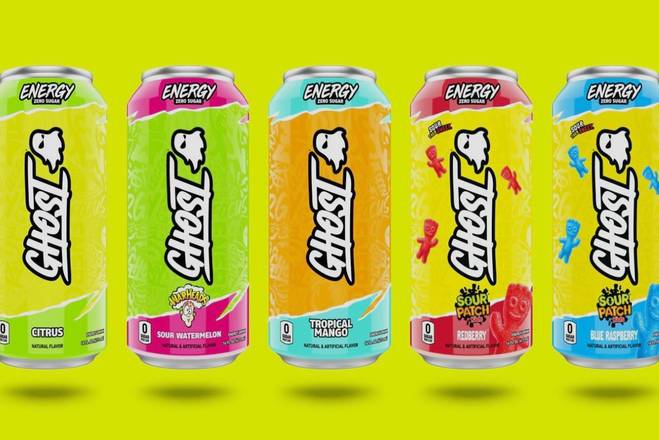 Order Ghost Energy (2-pack of 16 fl oz cans) food online from Glenrose Liquor & Mini Mart store, Glendale on bringmethat.com