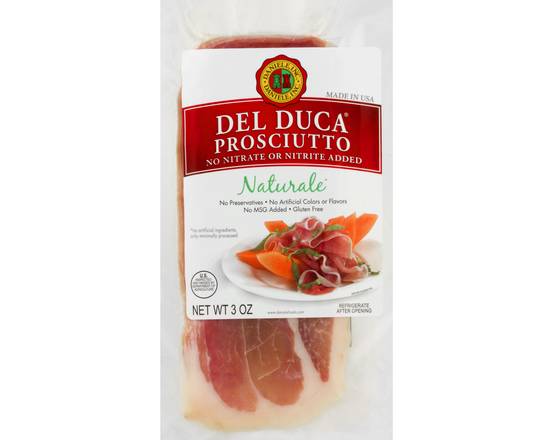 Order Del Duca Prosciutto 3 oz food online from Bay Supermarket store, Miami Beach on bringmethat.com