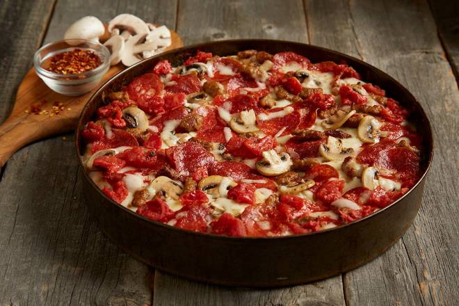 Order BJ's Classic Combo Pizza - Large food online from Bj Restaurant & Brewhouse store, Westminster on bringmethat.com