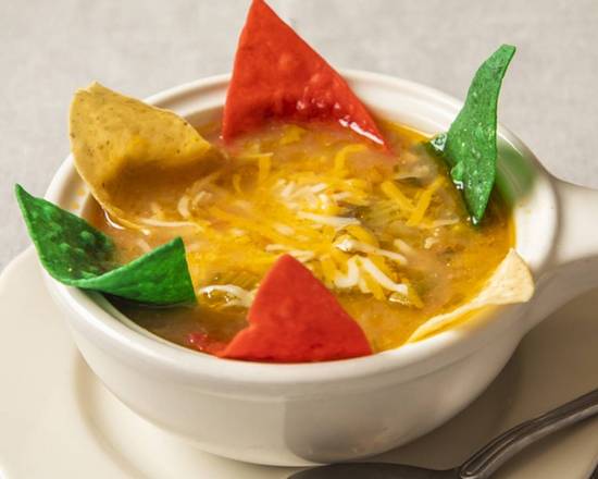 Order Crock of Chicken Tortilla Soup food online from Hof Hut store, Torrance on bringmethat.com