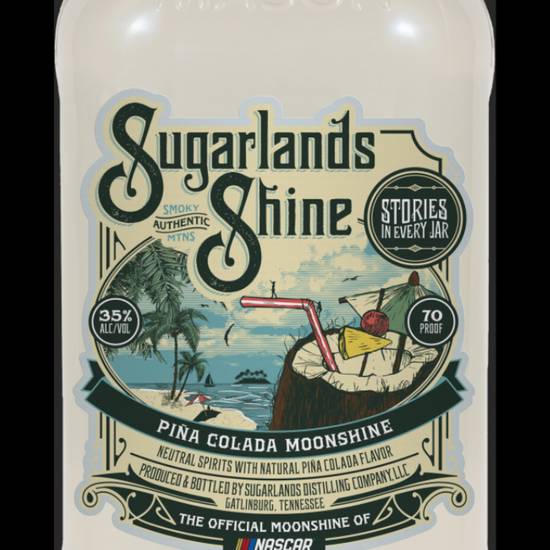 Order Sugarland's Shine Pina Colada Moonshine 750ml 35%ABV food online from Princess Liquors store, Port Saint Lucie on bringmethat.com