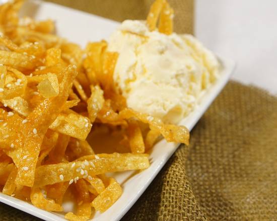 Order Date Wontons with Ice Cream (6 pcs) food online from Inchin Bamboo Garden store, San Ramon on bringmethat.com
