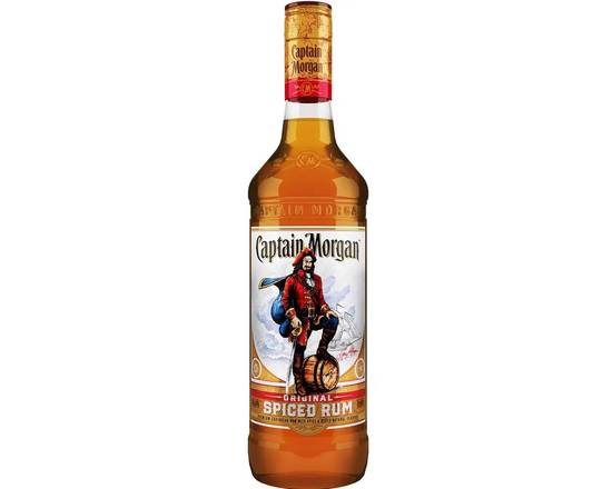 Order Captain Morgan Spiced, 750mL rum (35.0% ABV) food online from Xtra Liquors & Wines store, WEST MIAMI on bringmethat.com