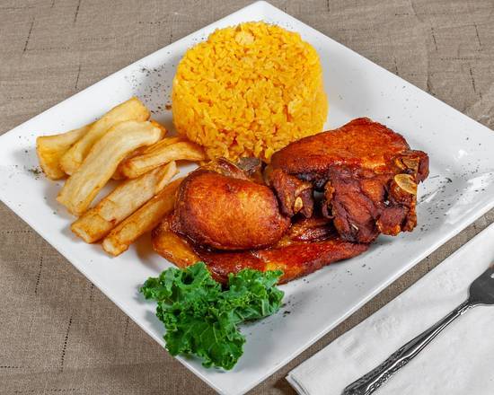 Order Fried Pork Chops (Chuleta Frita) food online from Punta Cana Restaurant store, Charlotte on bringmethat.com