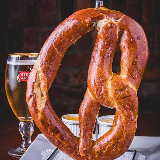 Order Jumbo Soft Pretzel (V) food online from The Goose Acre store, The Woodlands on bringmethat.com
