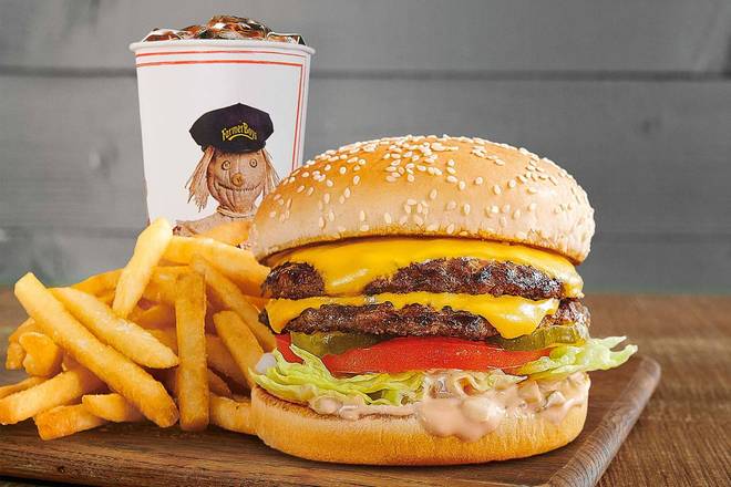 Order Double Big Cheese® Combo food online from Farmer Boys store, Santa Fe Springs on bringmethat.com