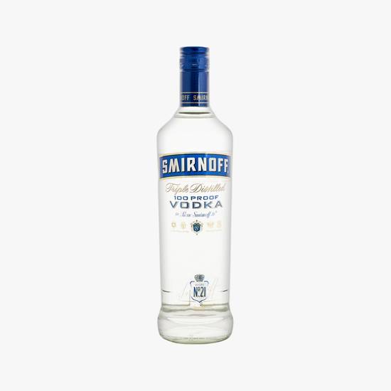 Order Smirnoff Triple Distilled 100 Proof Vodka food online from Santa Monica Liquor store, Santa Monica on bringmethat.com