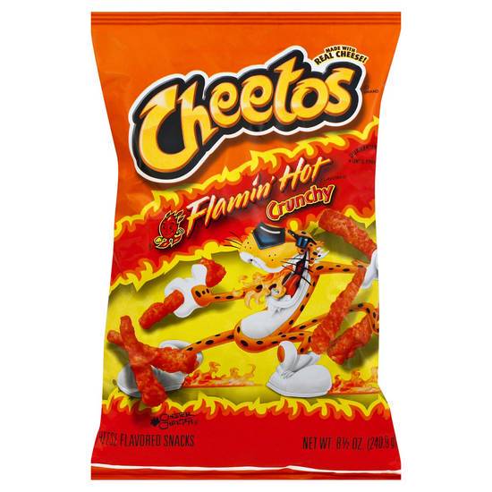 Order Cheetos Crunchy Flamin' Hot (8.5 oz) food online from Gilligan Retail store, Prescott on bringmethat.com