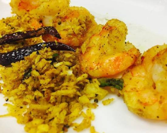 Order Shrimp Madras food online from Tandoorish Indian Cuisine Restaurant store, Houston on bringmethat.com