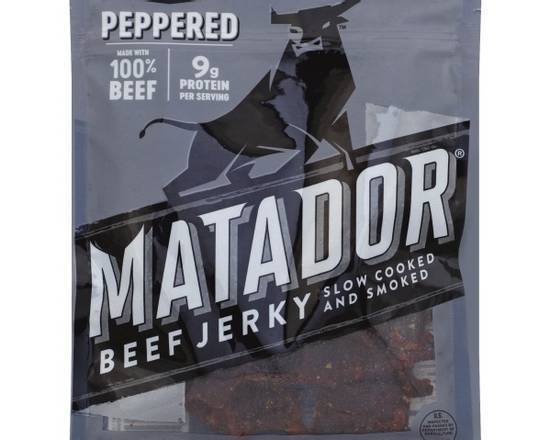 Order Matador Beef Jerkey Peppered 3oz food online from Fresko Market store, Miami on bringmethat.com
