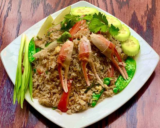 Order Crab Fried Rice food online from Bangkok Thai Restaurant store, Spokane on bringmethat.com