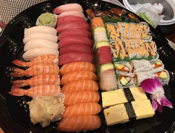 Order Deluxe Platter (51 Pieces) food online from Momo Sushi store, Alexandria on bringmethat.com