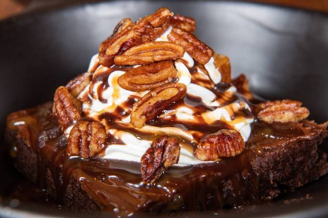 Order Turtle Brownie food online from Crooked Pint Ale House store, Fargo on bringmethat.com