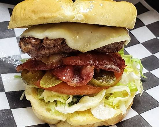 Order Burger on Fire food online from Burger Legend store, Altamonte Springs on bringmethat.com