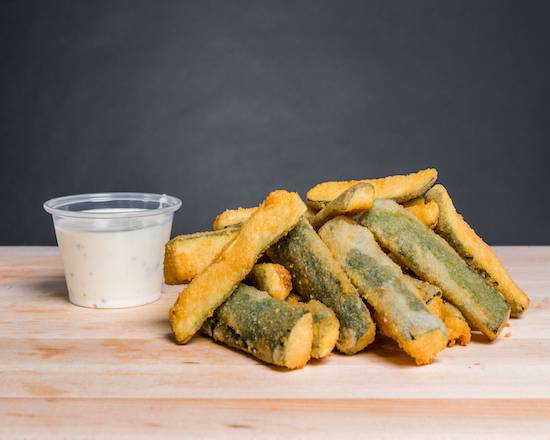 Order Fried Zucchini food online from Burger Bar OC store, Cypress on bringmethat.com