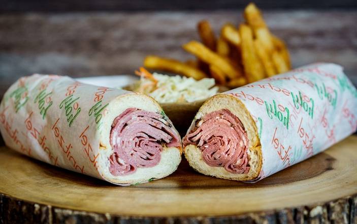 Order Grilled Pastrami food online from Holy Schnitzel store, Aventura on bringmethat.com