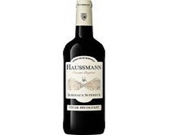 Bordeaux Supérieur rouge Haussmann 13°5 75 cl