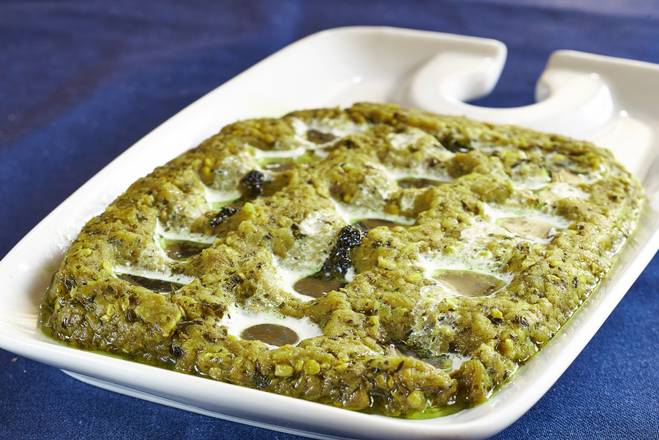 Order Kashk-o-Bademjan food online from Shiraz Cuisine store, Watertown on bringmethat.com