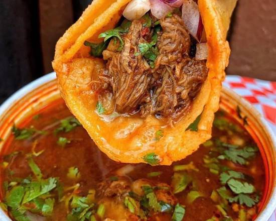 Order Plato de Birria De Res (Shredded Beef) food online from Todo Pa’ La Cruda store, San Diego on bringmethat.com