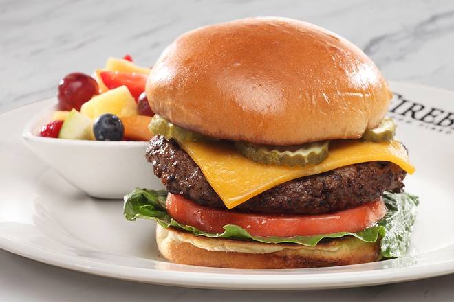 Order Cheeseburger* food online from Firebirds Wood Fired Grill store, Knoxville on bringmethat.com