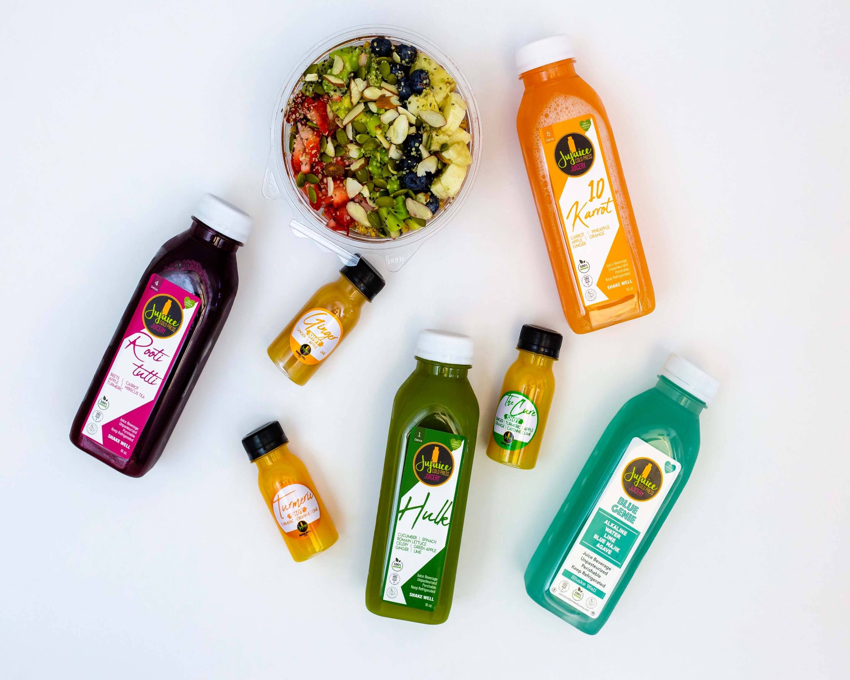 Jujuice Cold Pressed JuiceryLaredo Menu Laredo • Order Jujuice Cold