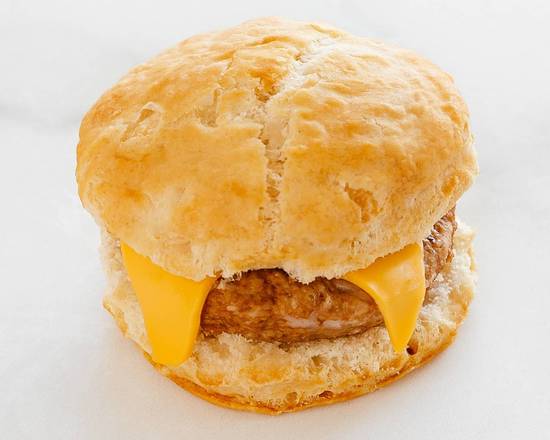 Order Sausage & Cheese Biscuit food online from Kim's Donuts store, Dallas on bringmethat.com