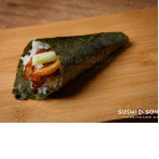 Order Eel and Cucumber Hand Roll food online from Sushi Song Key West store, Key West on bringmethat.com