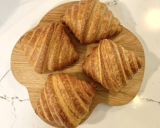 Order Butter Croissant Four-Pack food online from Byen Bakeri store, Seattle on bringmethat.com