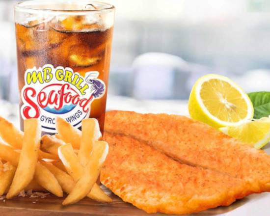 Order Fish (1 pc) food online from Mb Grill store, Pinellas Park on bringmethat.com
