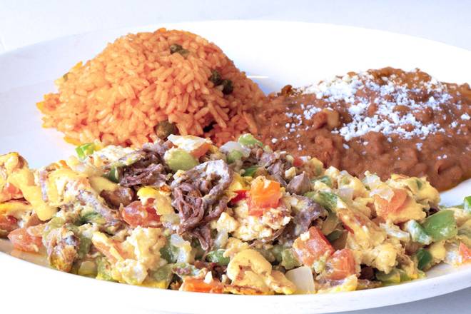 Order Machaca food online from The Broken Yolk Cafe  store, San Diego on bringmethat.com