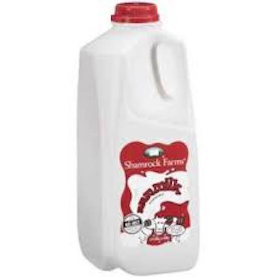 Order Shamrock Whole Milk (1/2 gal) food online from Gilligan Retail store, Prescott on bringmethat.com