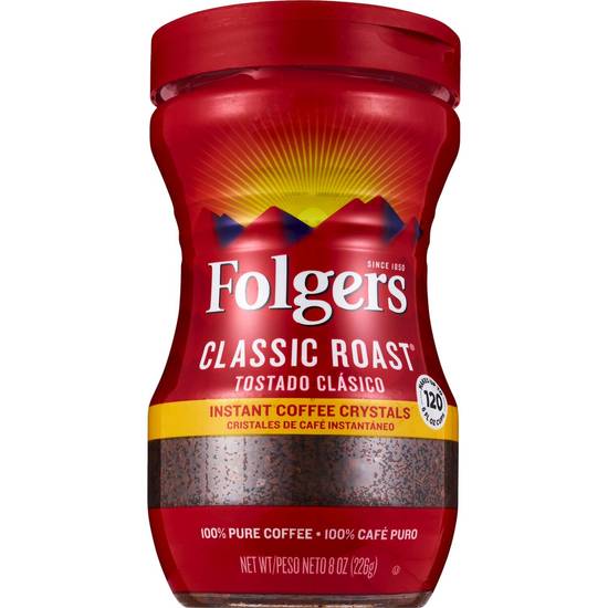 Order Folgers Instant Coffee Crystals Classic Roast food online from Cvs store, WESTON on bringmethat.com