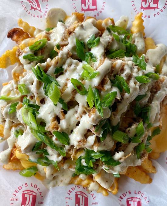 Order PORK FRIES food online from Jed Local Louisiana Poboys store, Baton Rouge on bringmethat.com