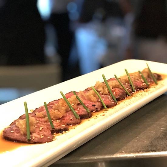 Order Wagyu Beef Tataki food online from K-ZO Restaurant store, Culver City on bringmethat.com