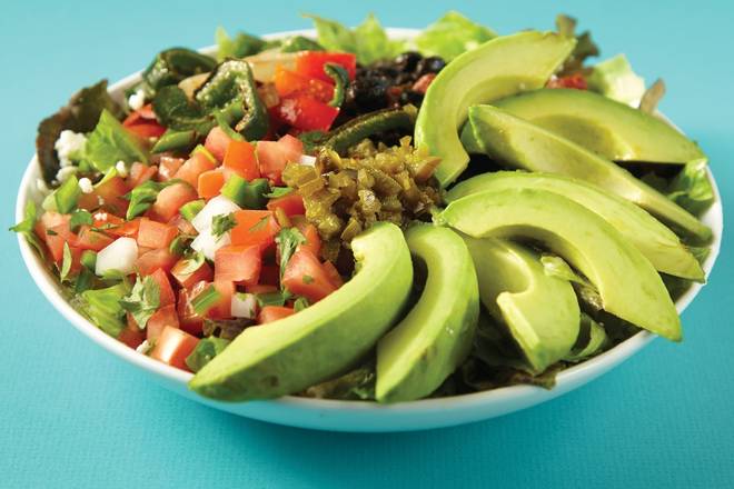 Order The Savage Garden Salad (v) food online from Savage Burrito store, Brookfield on bringmethat.com