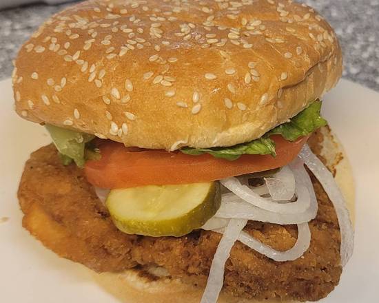 Order Fried Chicken Sandwich food online from Fleetwood diner store, Ann Arbor on bringmethat.com