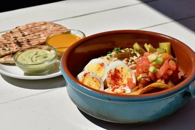 Order Sabich Platter food online from Miriam Restaurant store, New York on bringmethat.com