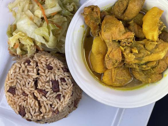 Order Curry Chicken Meal food online from Jerk Hut - Fowler store, Tampa on bringmethat.com