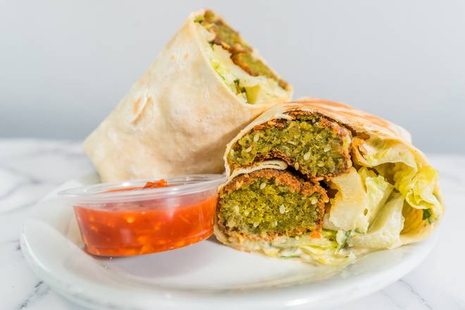 Order Falafel Mix Wrap food online from Falafel Cart store, Sacramento on bringmethat.com