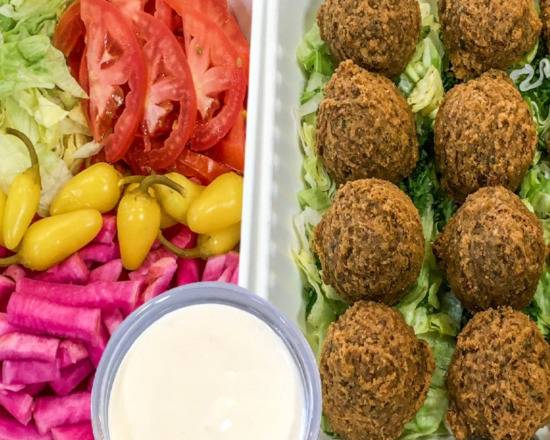 Order One Dozen Falafel Pack food online from La Shawarma store, Los Angeles on bringmethat.com