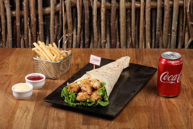 Menu Poulet Wrap