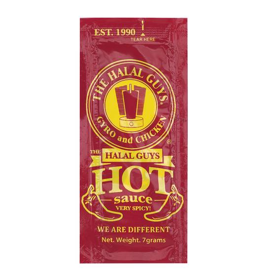 Order Hot Sauce Packet To-Go food online from The Halal Guys store, Long Beach on bringmethat.com