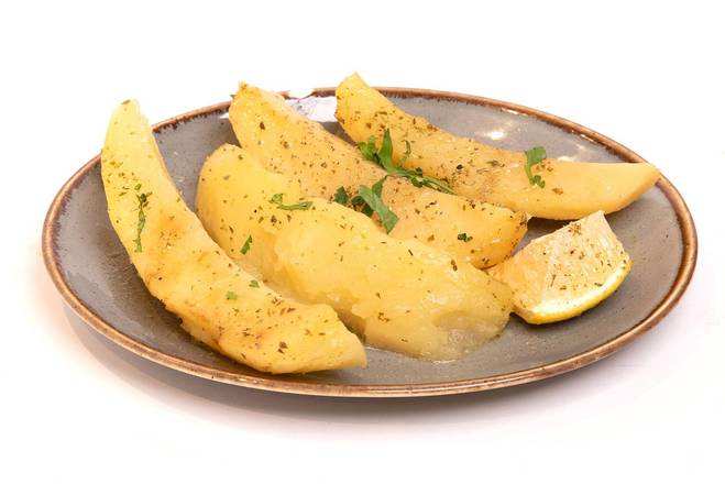 Order Greek Roasted Lemon Potatoes food online from Vernon Grille store, New York on bringmethat.com