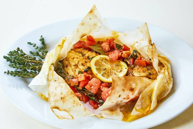 Order Red Snapper al Cartoccio food online from Caffe Abbracci store, Miami on bringmethat.com